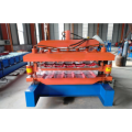 Sheet metal roofing double layer roll forming line